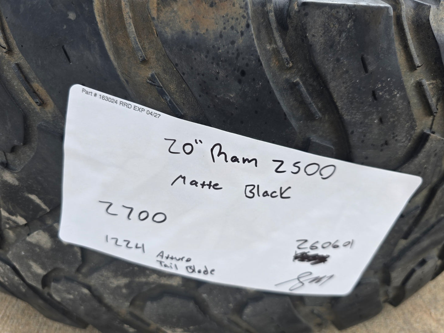 20" Dodge Ram 2500 3500 LARAMIE OEM 2700 wheels rims tires 35"