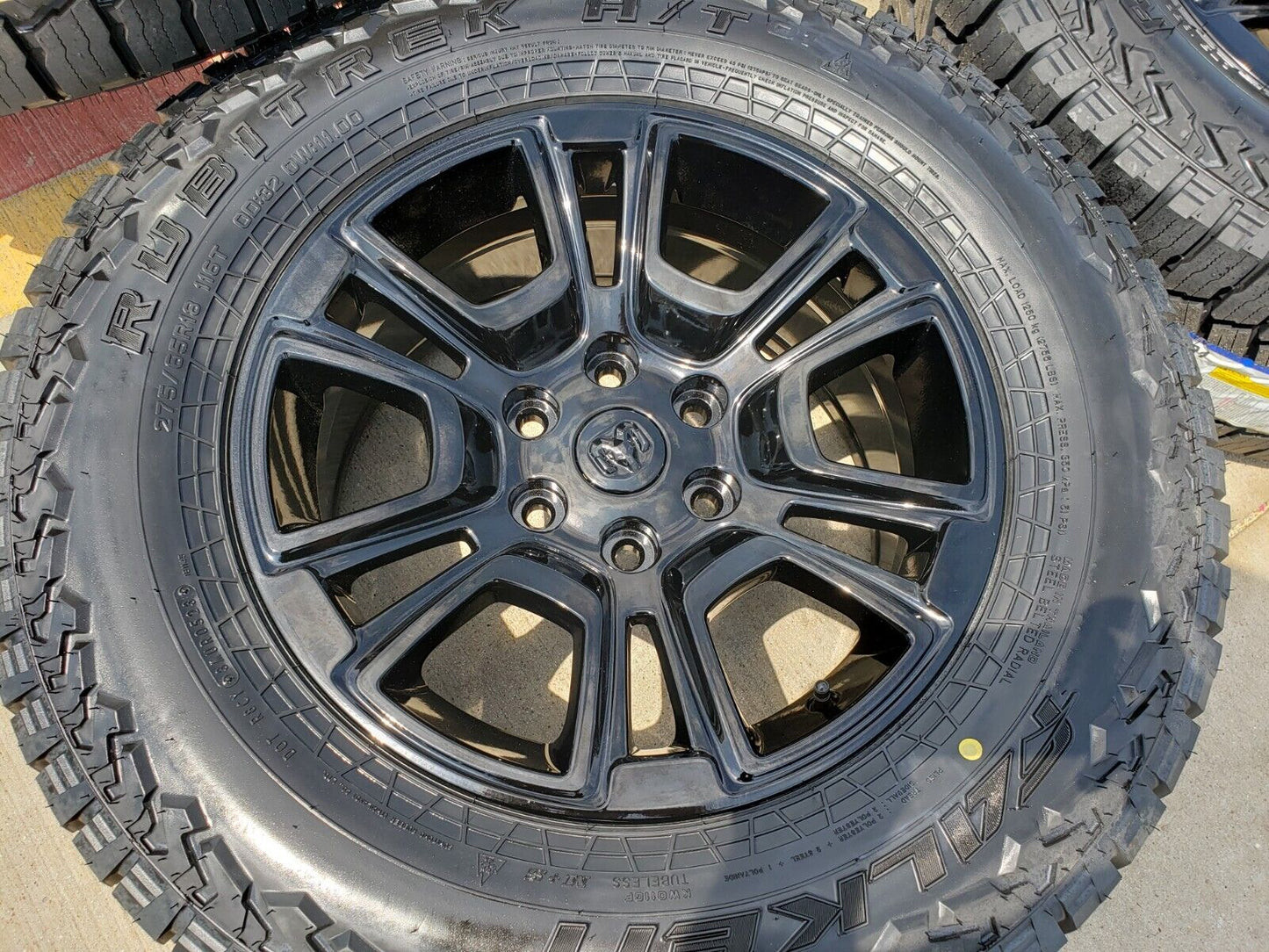 18" Dodge Ram 1500 Jeep Grand Wagoneer OEM 95374 wheels rims tires 2023 2024 NEW