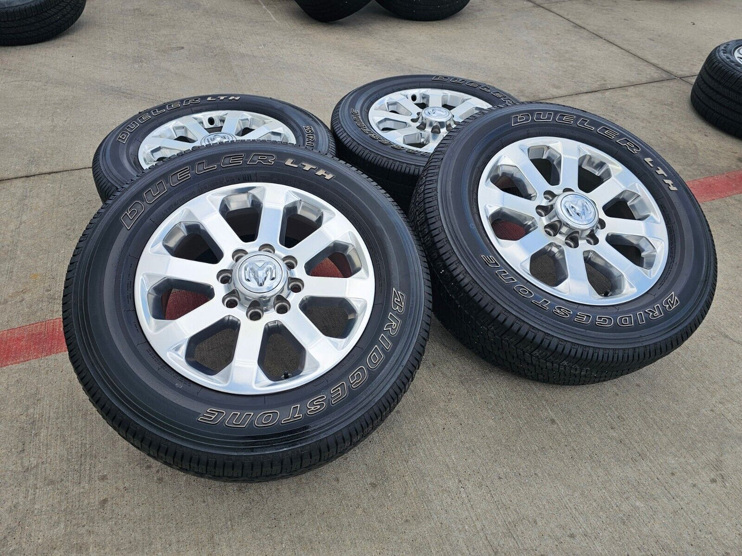 20" Dodge Ram 2500 3500 LARAMIE OEM 2700 wheels rims tires 2021 2022 2023 2024