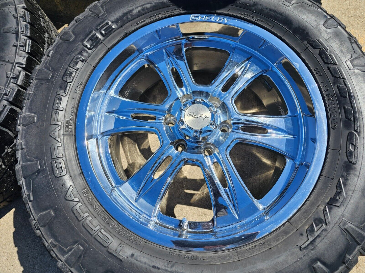 20x9 Caroll Shelby Ford F-150 Expedition OEM wheels rims tires 33" NITTO