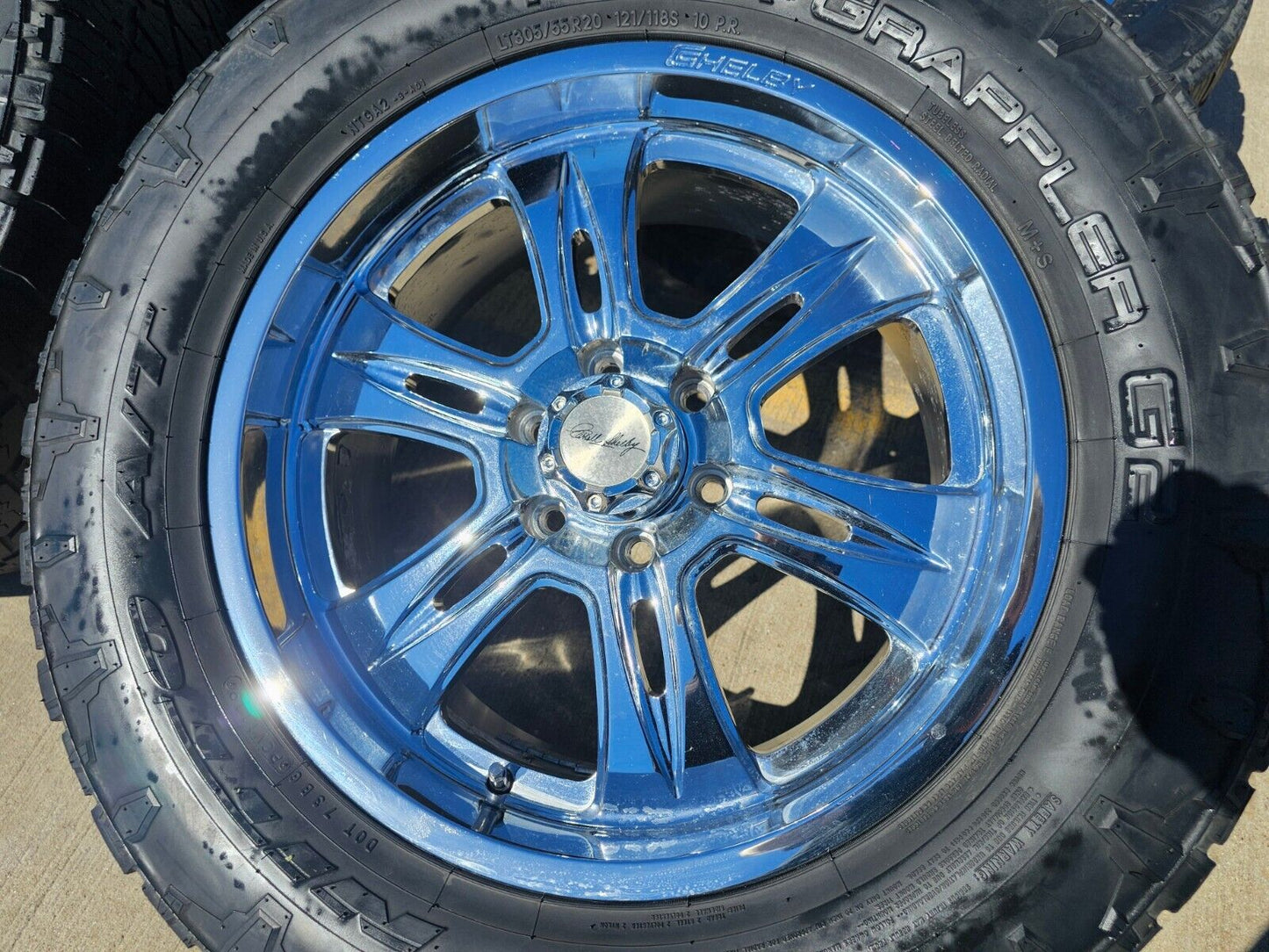 20x9 Caroll Shelby Ford F-150 Expedition OEM wheels rims tires 33" NITTO