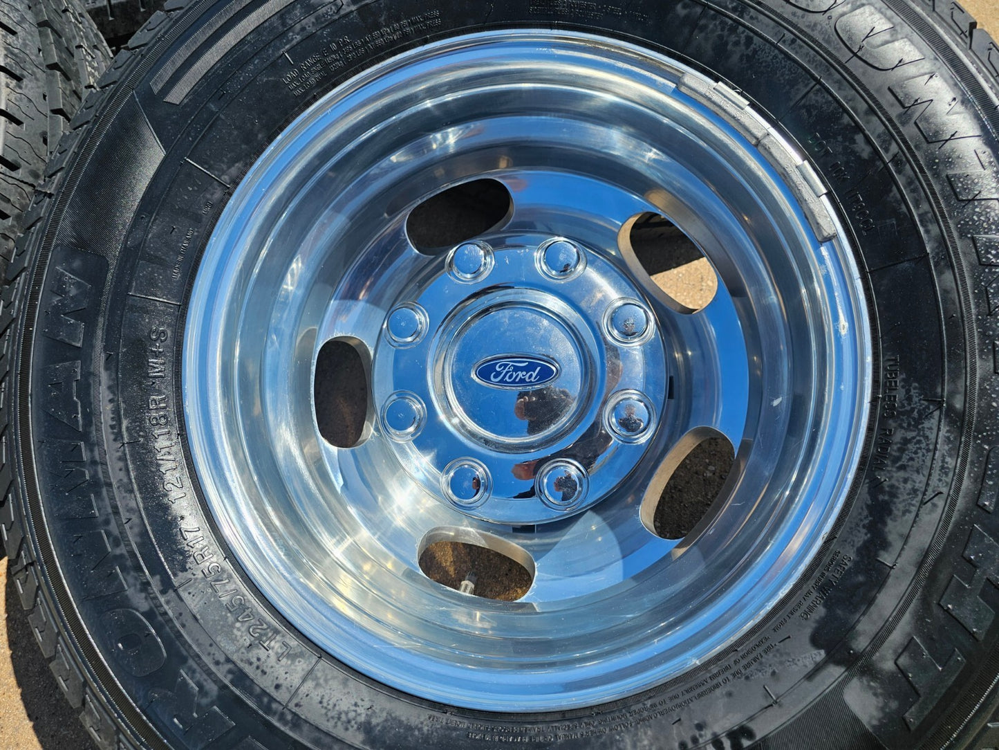 17" Ford F-350 Dually OEM rims wheels 3618 3619 99016 tires IRONMAN NEW