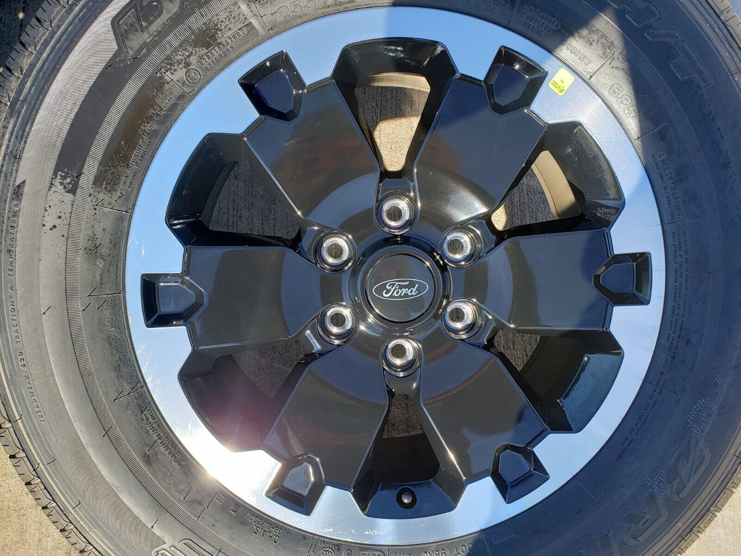 18" Ford Bronco BADLANDS OEM black wheels rims 10282 Ranger 2021 2022 2023 2024