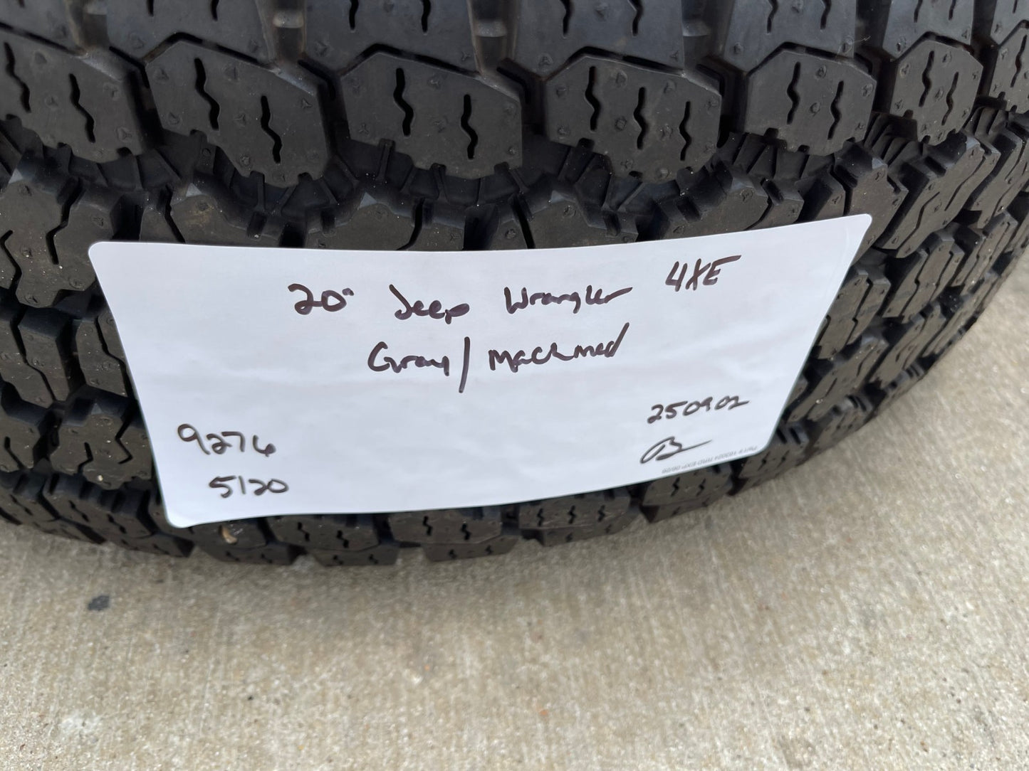 20" Jeep Gladiator Wrangler Rubicon 4XE OEM 9276 wheel rim