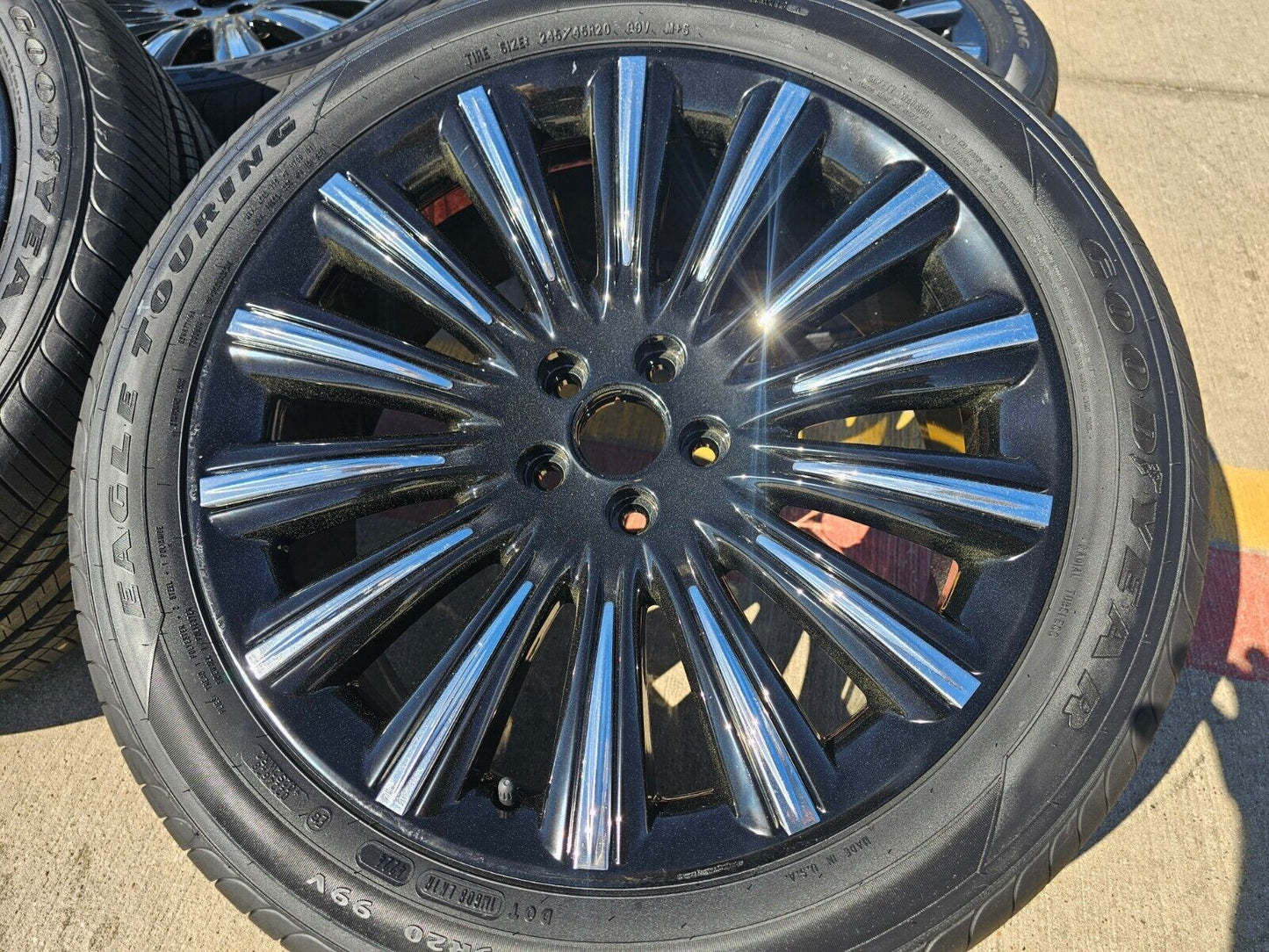 20" Lincoln MKS 3929 OEM rims wheels tires 2011 2012 2013 2014 2015 2016 NEW