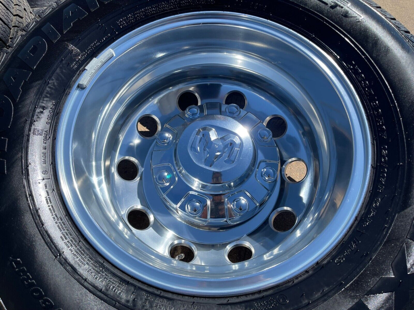 17" Dodge Ram 3500 Dually Laramie 8x200 wheels rims 2701 2702 OEM 2024 2025 NEW