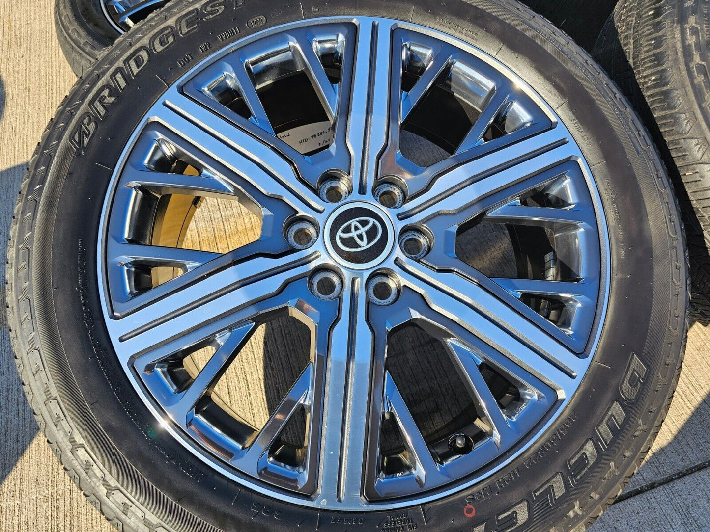 22" Toyota Tundra CAPSTONE OEM wheels rims 75282 95457 Sequoia 2023 2024 2025