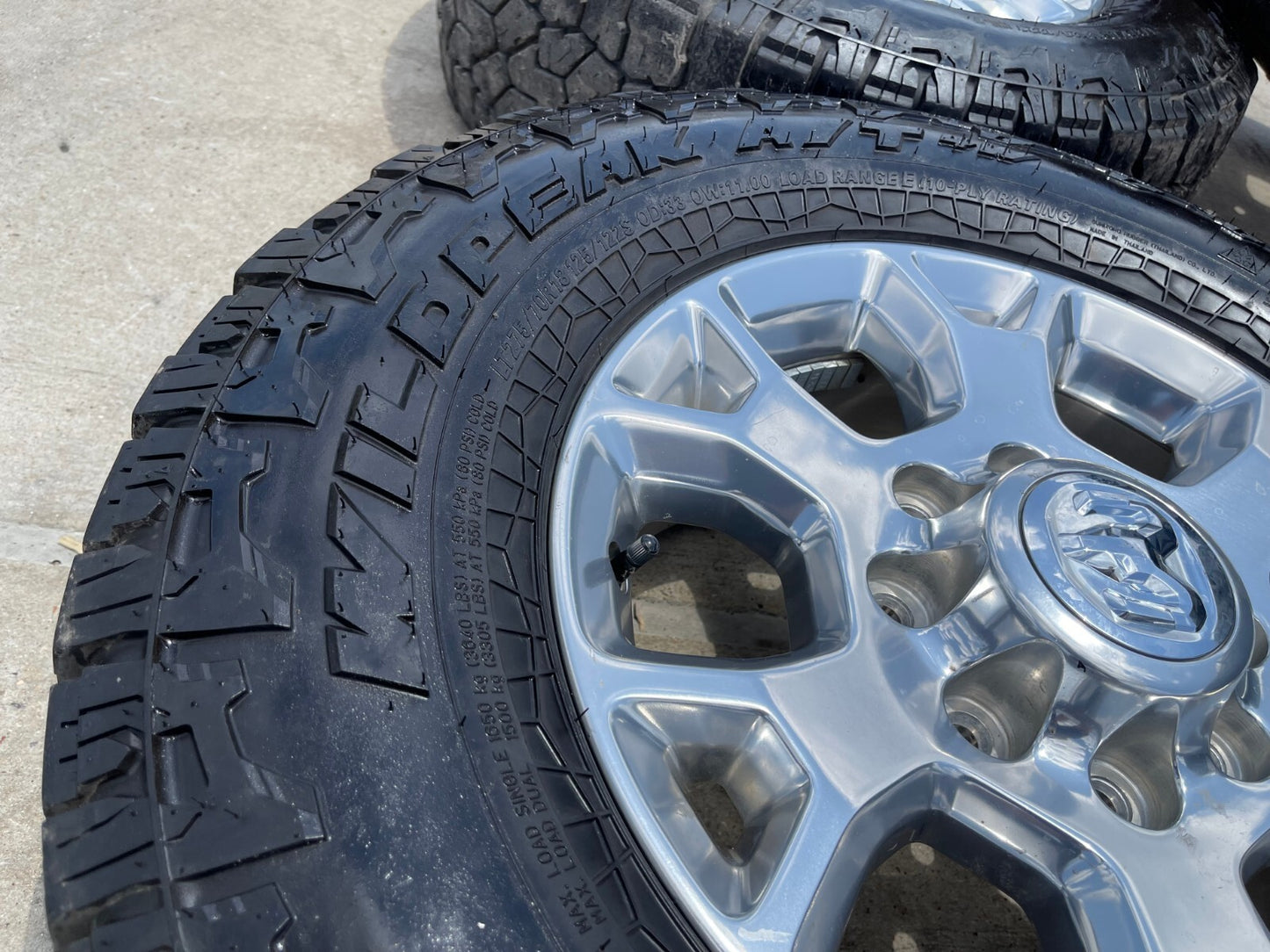 18" Ram 2500 3500 Laramie Power Wagon OEM wheels rims 2693 tires FALKEN A/T4