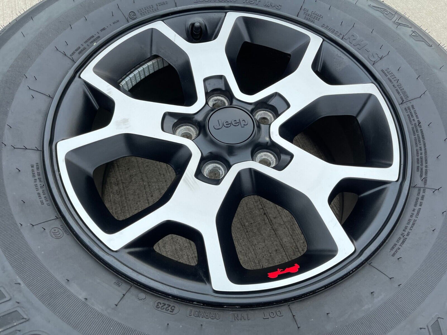 17" Jeep Wrangler Gladiator Rubicon OEM 9218 SPARE wheel rim 2020 2021 2022 2023