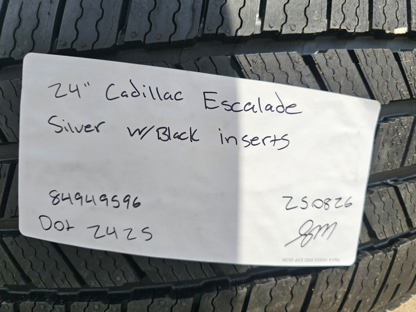 24" Cadillac Escalade V OEM wheels rims 2024 2025 2026 2027 NEW MICHELIN
