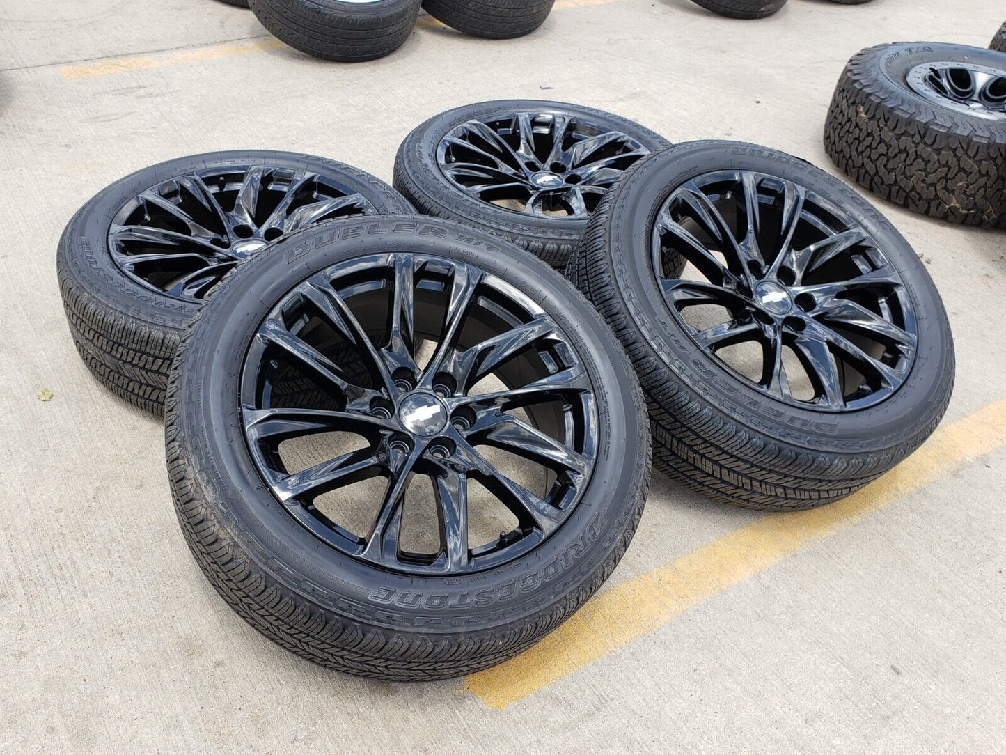 22" Cadillac Escalade Chevy Tahoe OEM Replica 95027 wheels rims 2023 2024 NEW