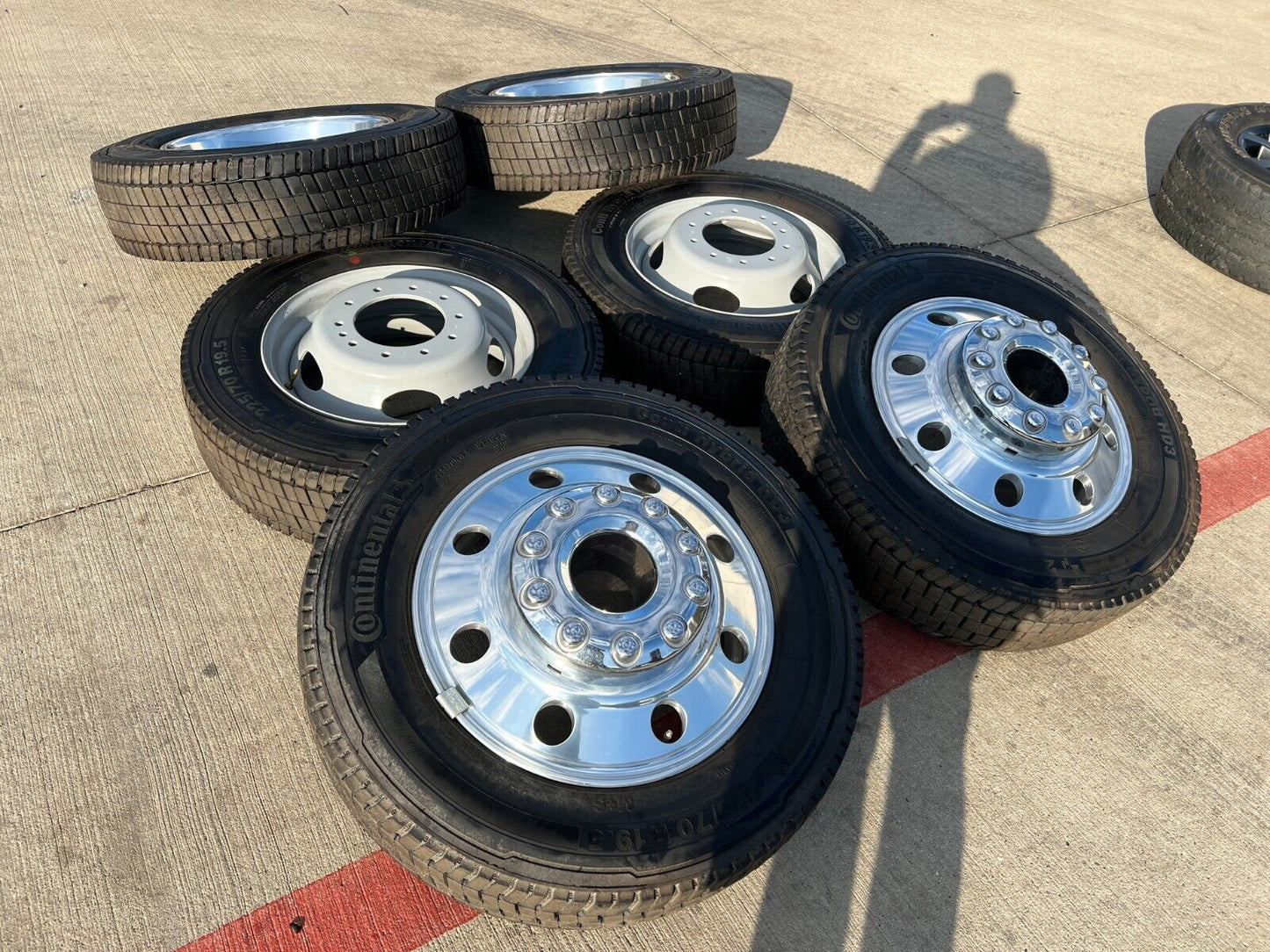 19.5" Ford F-450 Dually F-550 rims wheels RAM 4500 OEM 10x225 2022 2023 2024 NEW