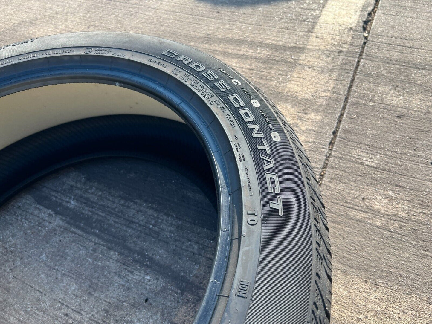 (1) 275/45/20 Continental Cross Contact spare tire