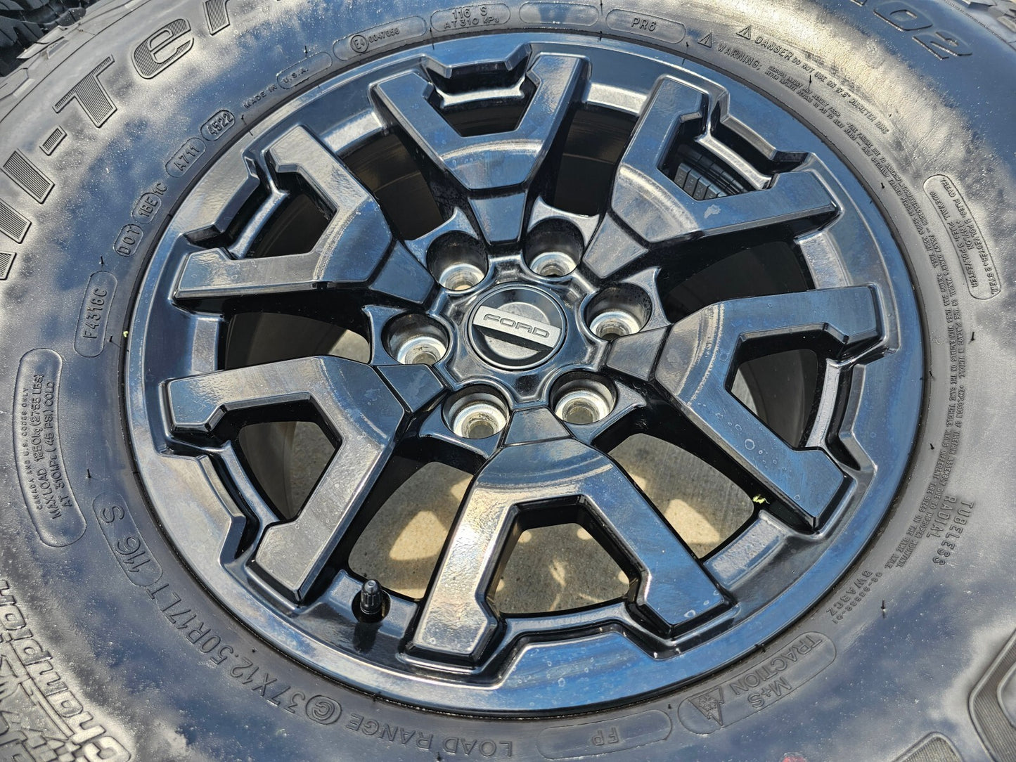 17" Ford F-150 Raptor Bronco OEM rims wheels 10461 tires 37" BFG NEW