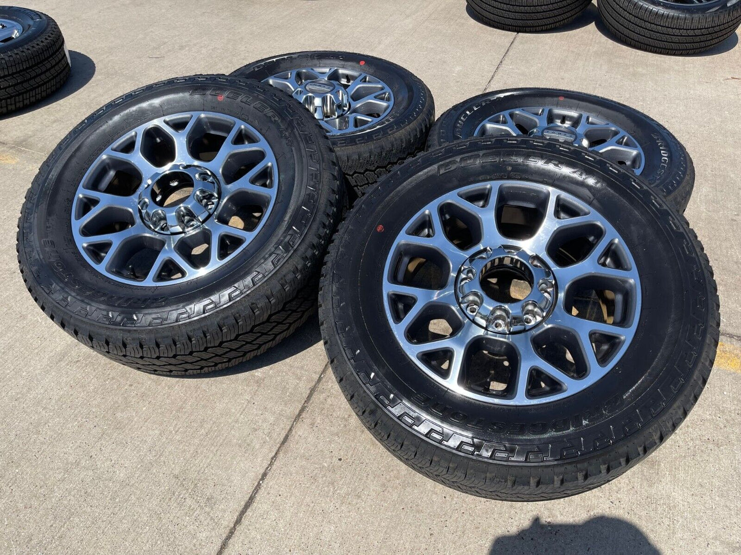 20" Ford F-250 F-350 OEM Lariat wheels rims 10292 tires 2021 2022 2023 2024 2025