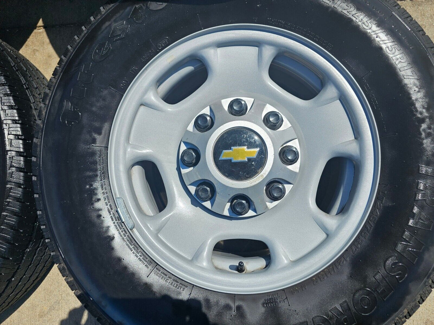 17" Chevy Silverado GMC Sierra 2500 OEM 8095 wheels 2021 2022 2023 2024 2025 NEW