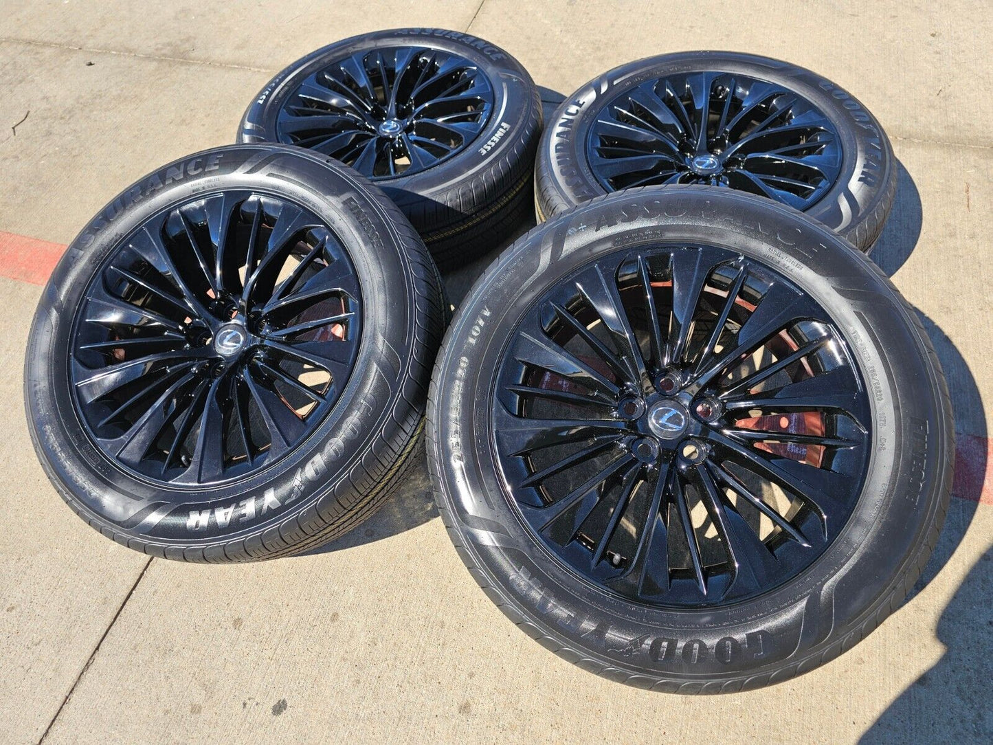 20" Lexus TX350 OEM wheels rims 74370 LC500 LS500 LS500H 2022 2023 2024 2025 NEW