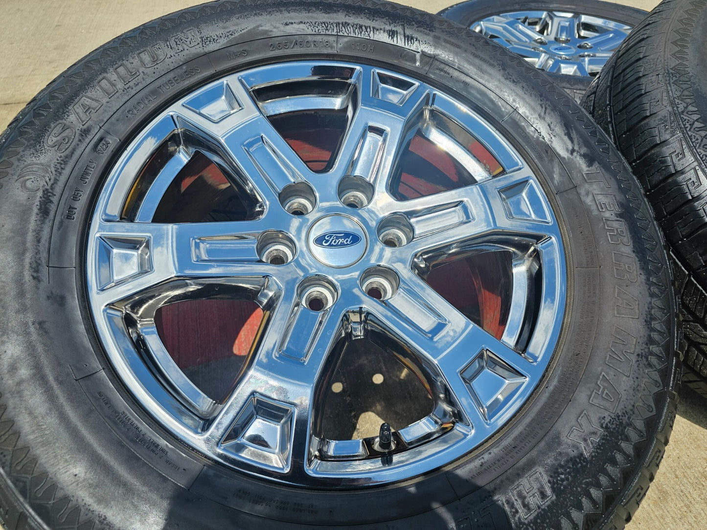 18" Ford F-150 Expedition OEM chrome rims wheels tires 2023 2024 2025