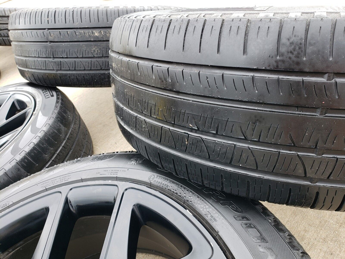 22" Dodge Ram 1500 OEM LIMITED Laramie wheels rims black 2725 2684 tires