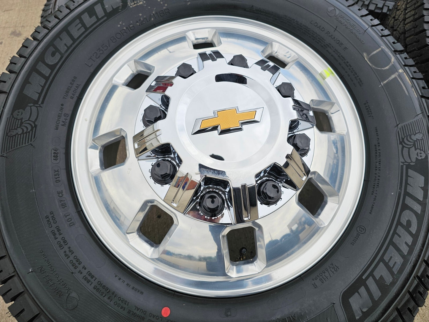 18" Chevy Silverado 3500 Dually rims wheels OEM GMC Sierra 8x210 2024 2025 NEW