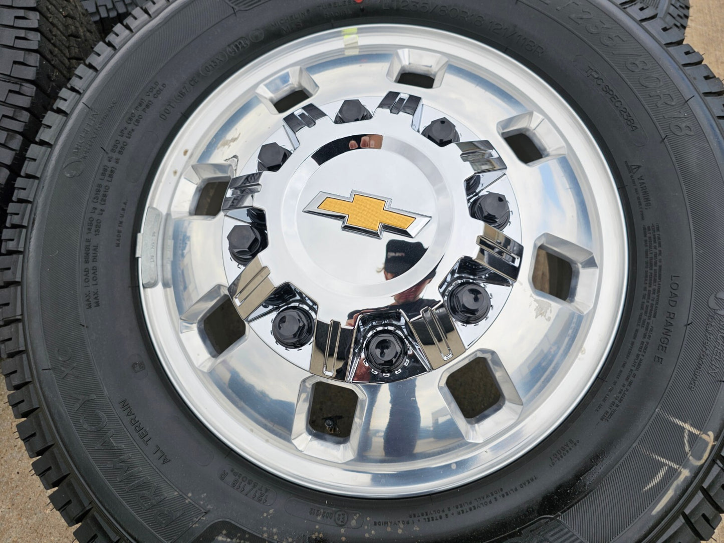 18" Chevy Silverado 3500 Dually rims wheels OEM GMC Sierra 8x210 2024 2025 NEW