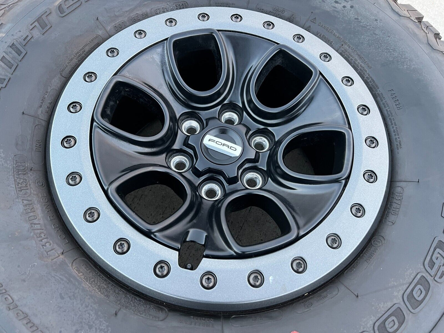 17" Ford F-150 Raptor OEM BEADLOCK 10459 95210 rim wheel BFG 2022 2023 2024 NEW