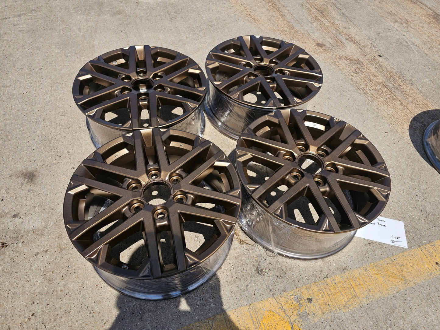 18" Toyota Tundra TRD OEM wheels rims 75281 Sequoia LX600 2024 2025 NEW
