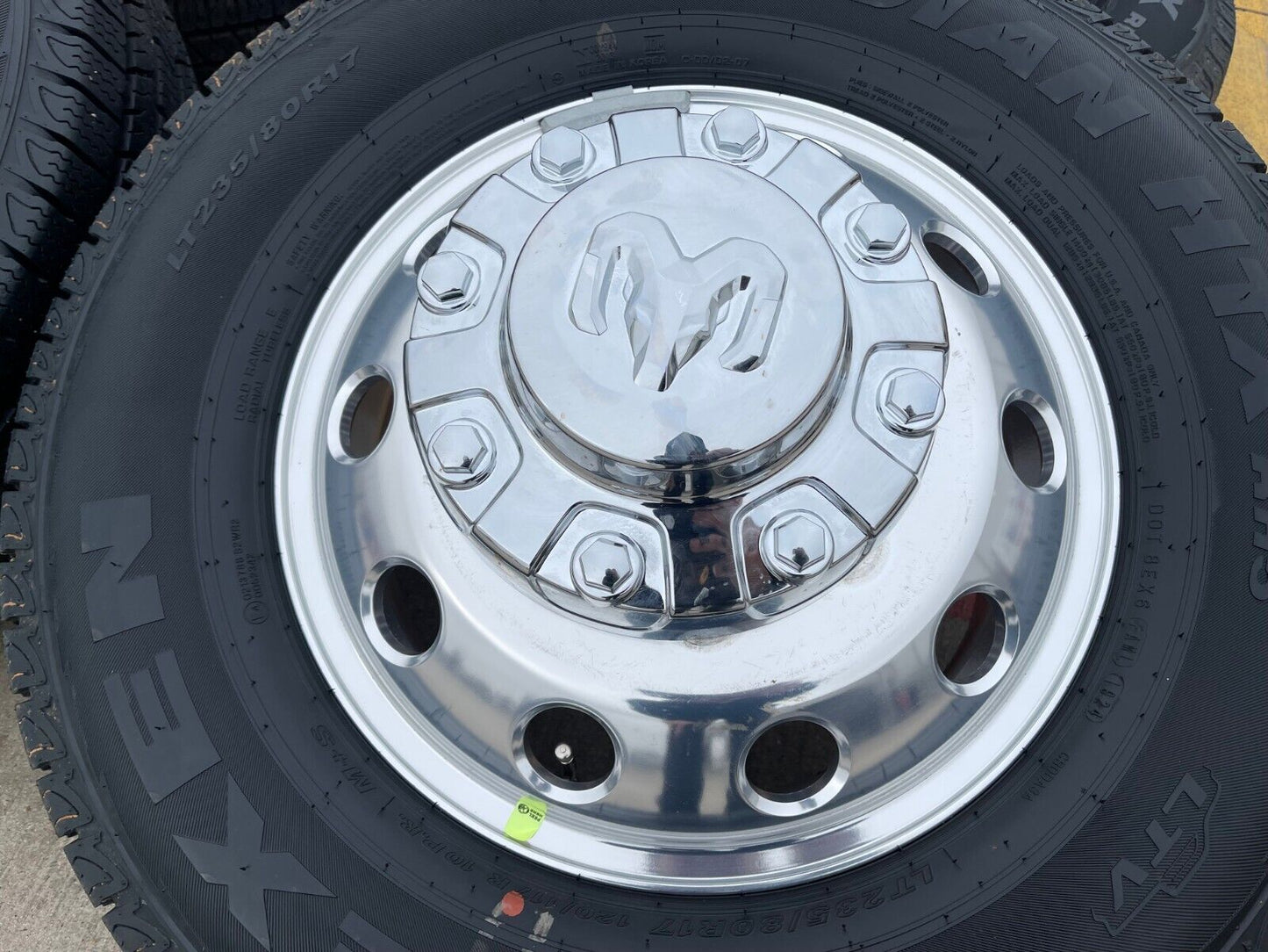 17" Dodge Ram 3500 Dually Laramie 8x200 wheels rims 2701 2702 OEM 2024 2025 NEW