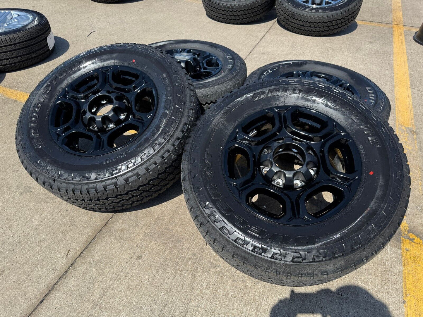 18" Ford F-250 F-350 Lariat FX-4 OEM 10479 black wheels tires 2023 2024 2025 NEW