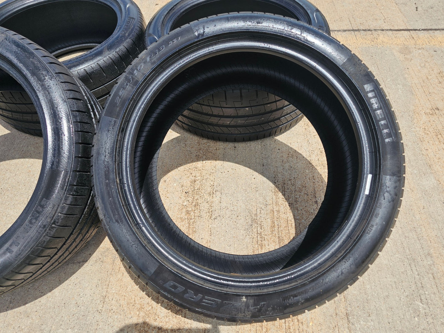 (2) 255/40/19 + (2) 275/40/19 Pirelli P Zero tires NEW take offs!
