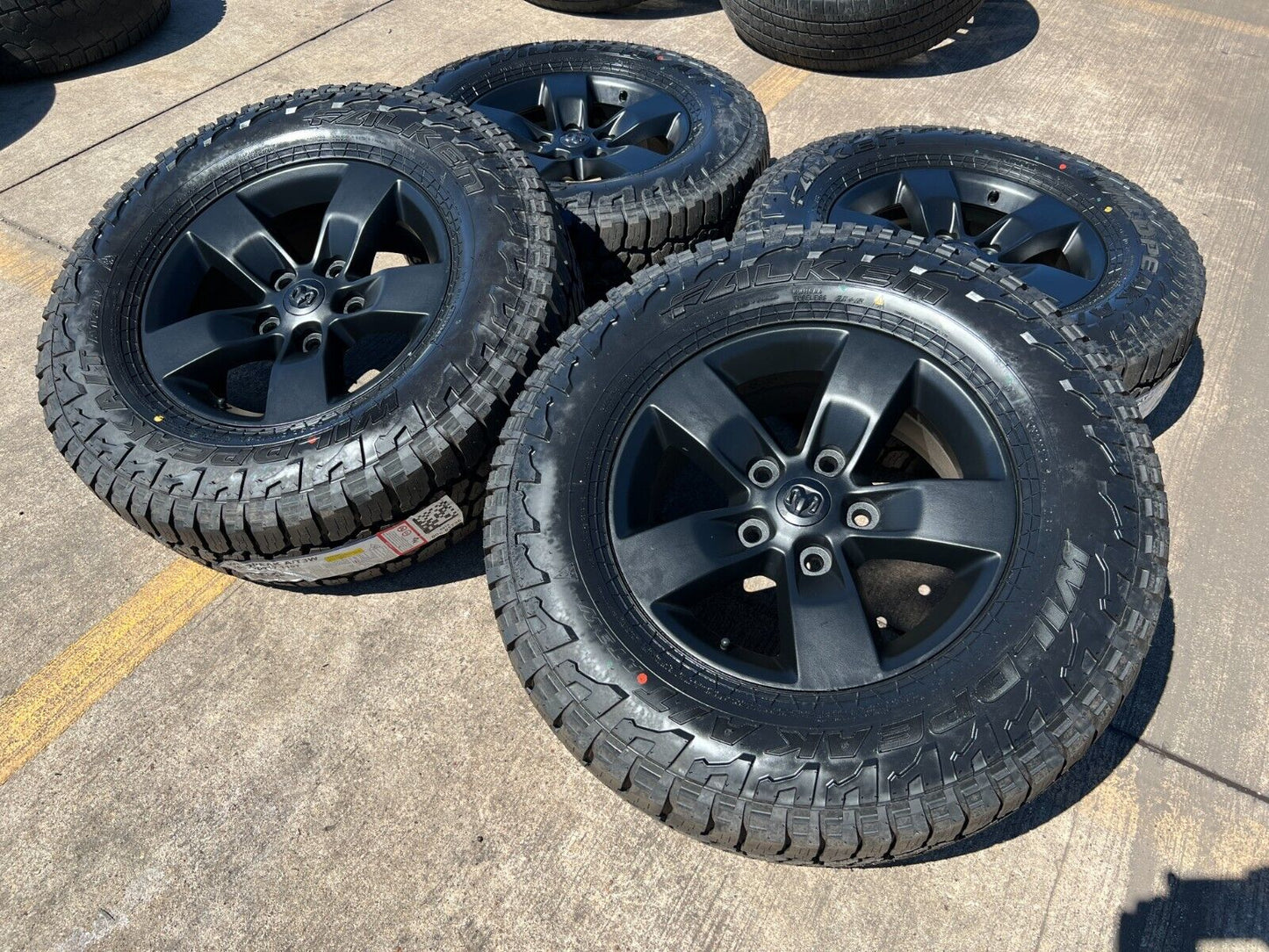 17" Dodge Ram 1500 OEM REBEL wheels rims A/T3 tires 2448 5x139 5x5.5 NEW