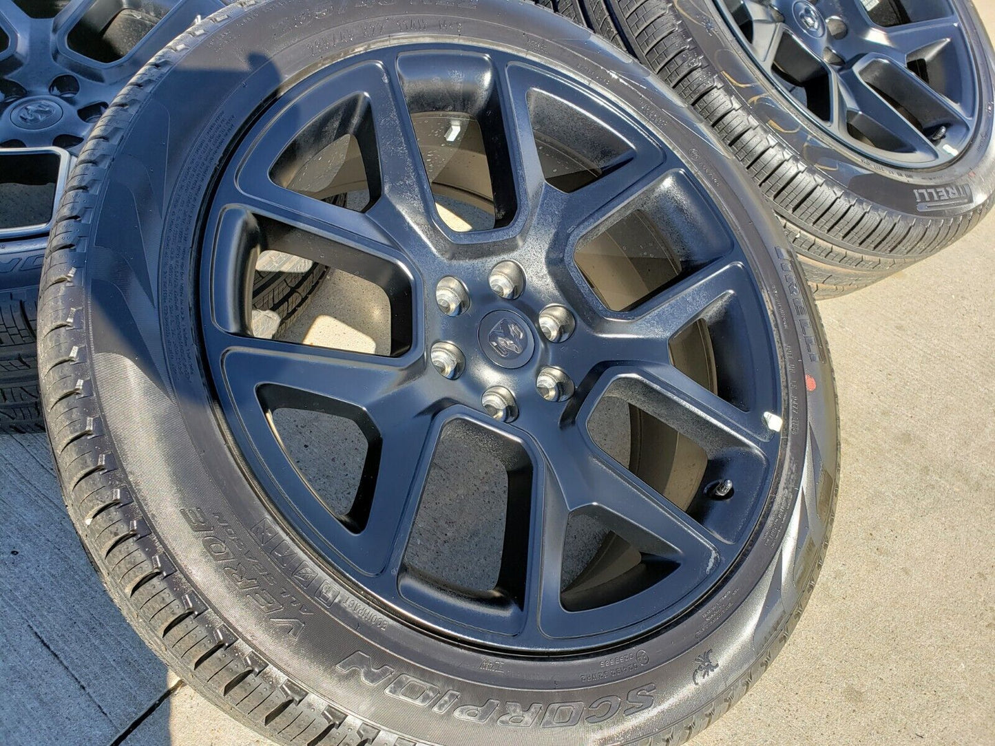 22" Dodge Ram 1500 OEM LIMITED Laramie 2684 2725 wheels rims 2023 2024 2025 NEW