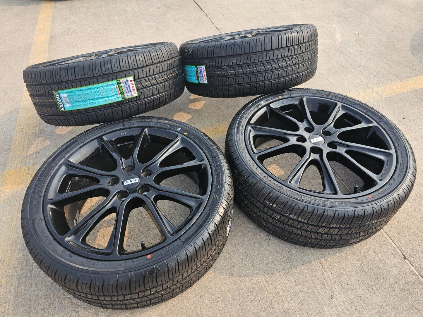 19x7.5 BBS Mozzo STX aftermarket wheels rims tires 5x4.5 Camry Accord