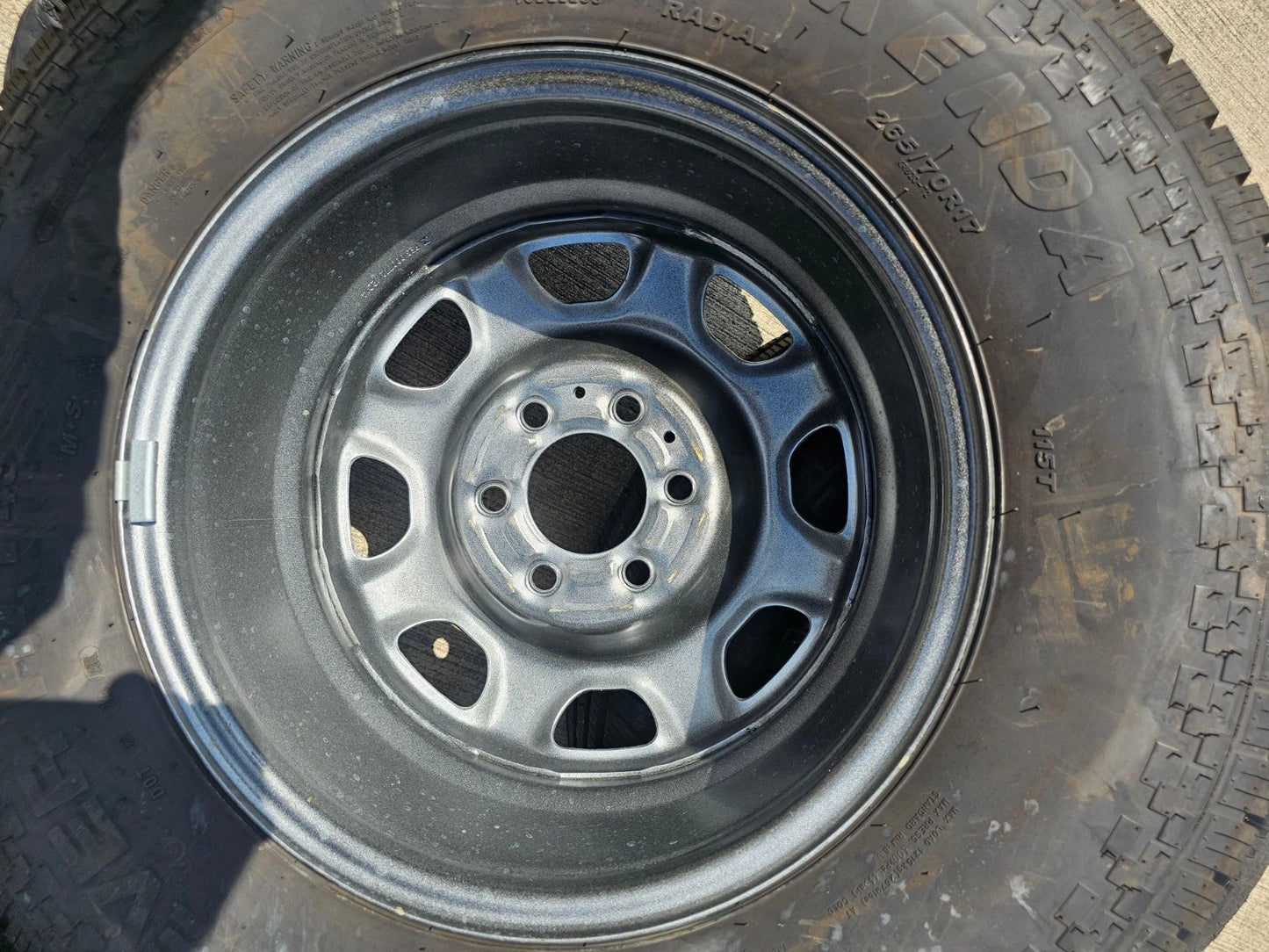17" Ford F-150 OEM rims wheels 3857 tires steel 2020 2021 2022 2023 2024 2025