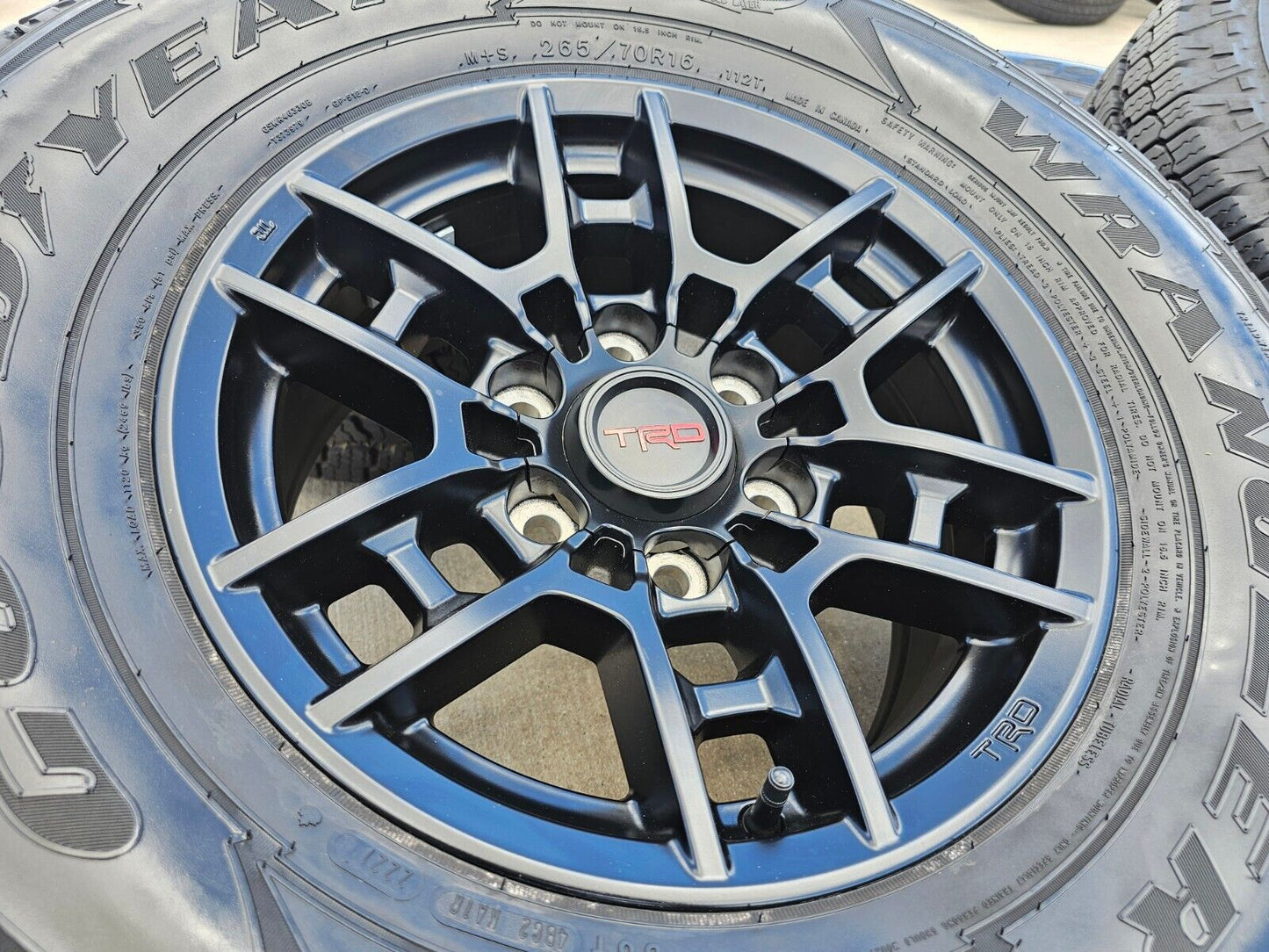 16" Toyota Tacoma TRD wheels rims tires 75258 OEM 4Runner FJ Cruiser