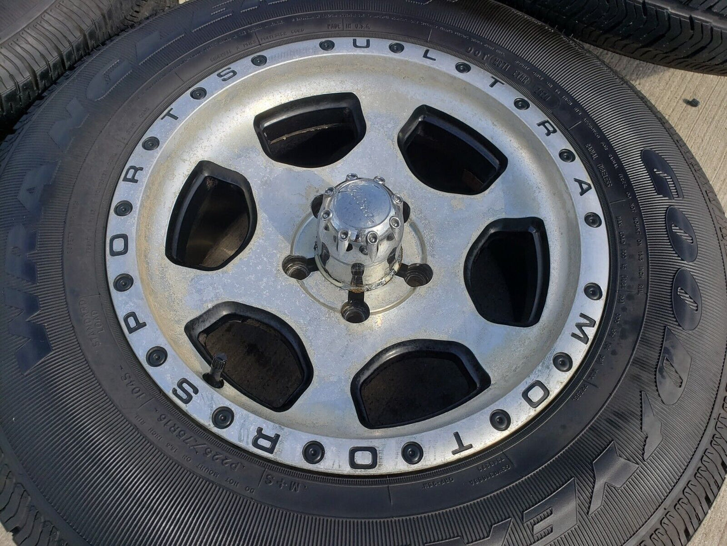 16x7 Ultra Motorsports Type 175 Jeep Wrangler wheels rims tires 5x5 5x127