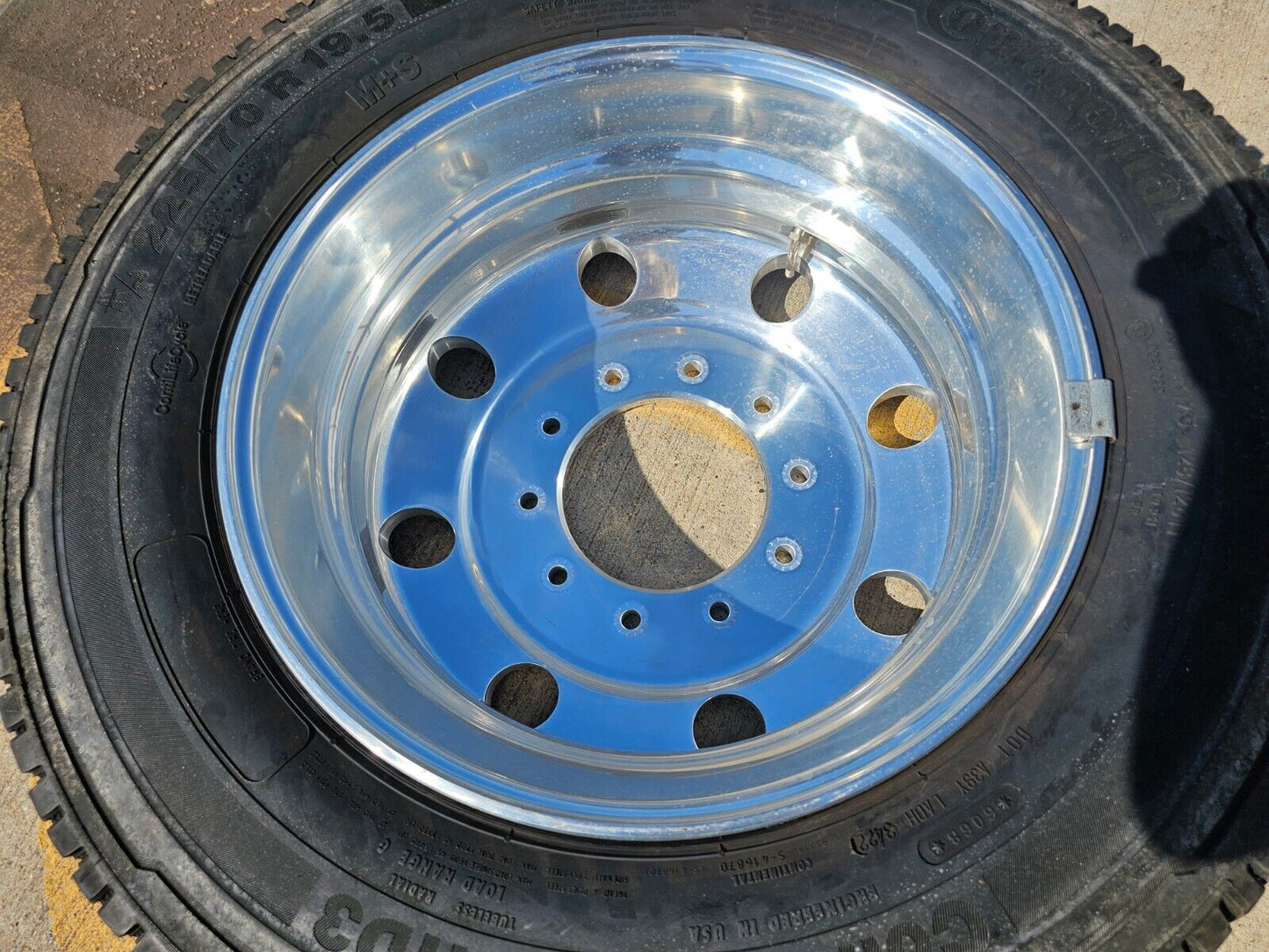 19.5" Ford F-450 Dually F-550 rim tire RAM 4500 OEM 10x225 REAR SPARE