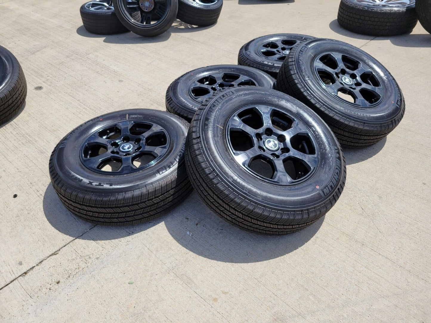 17" Ford Bronco wheels rims tires black Ranger 6x139 2021 2022 2023 2024 NEW