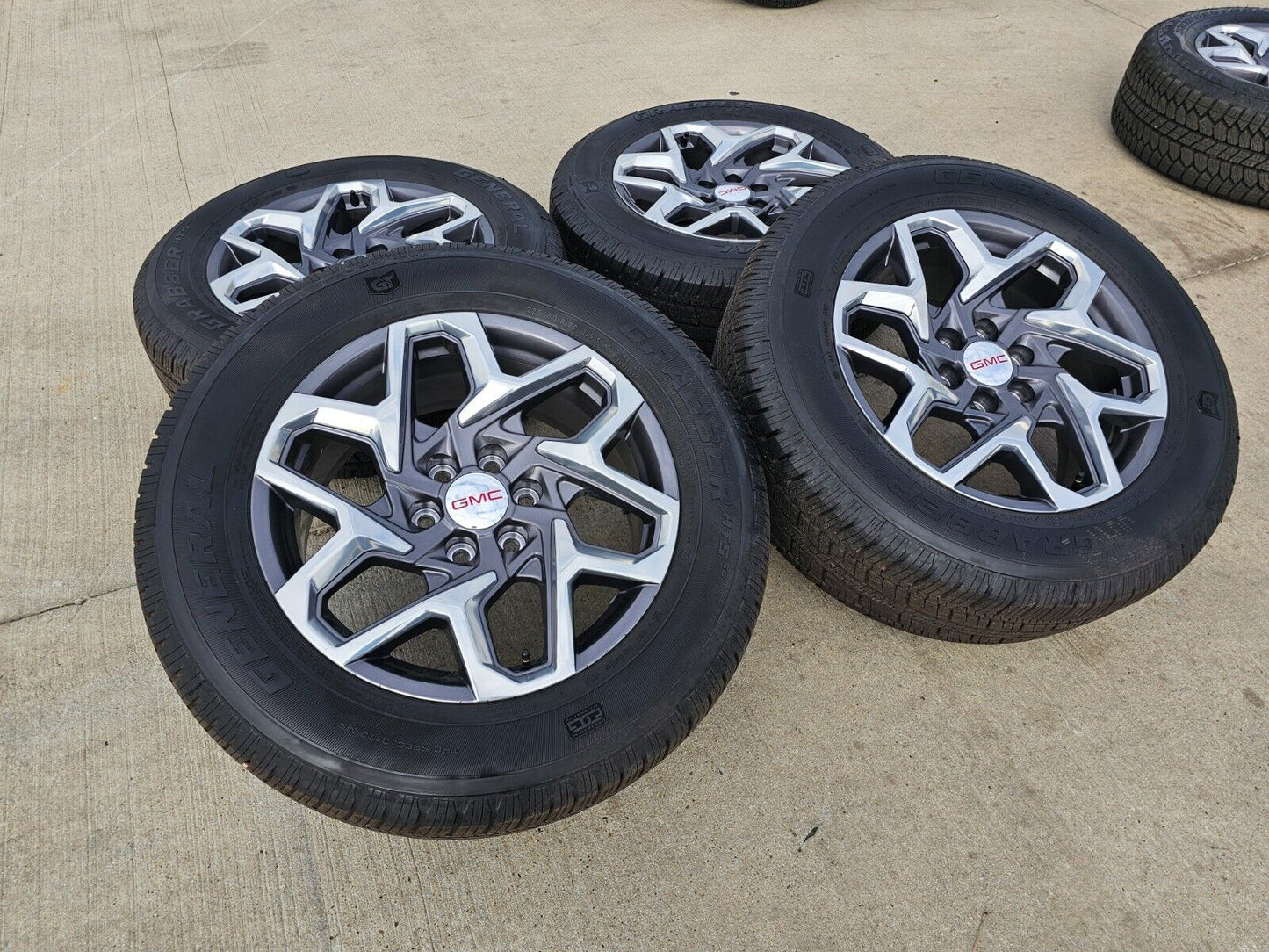 20" GMC Sierra Yukon AT4 Tahoe Silverado OEM wheels rims tires 2022 2023 2024