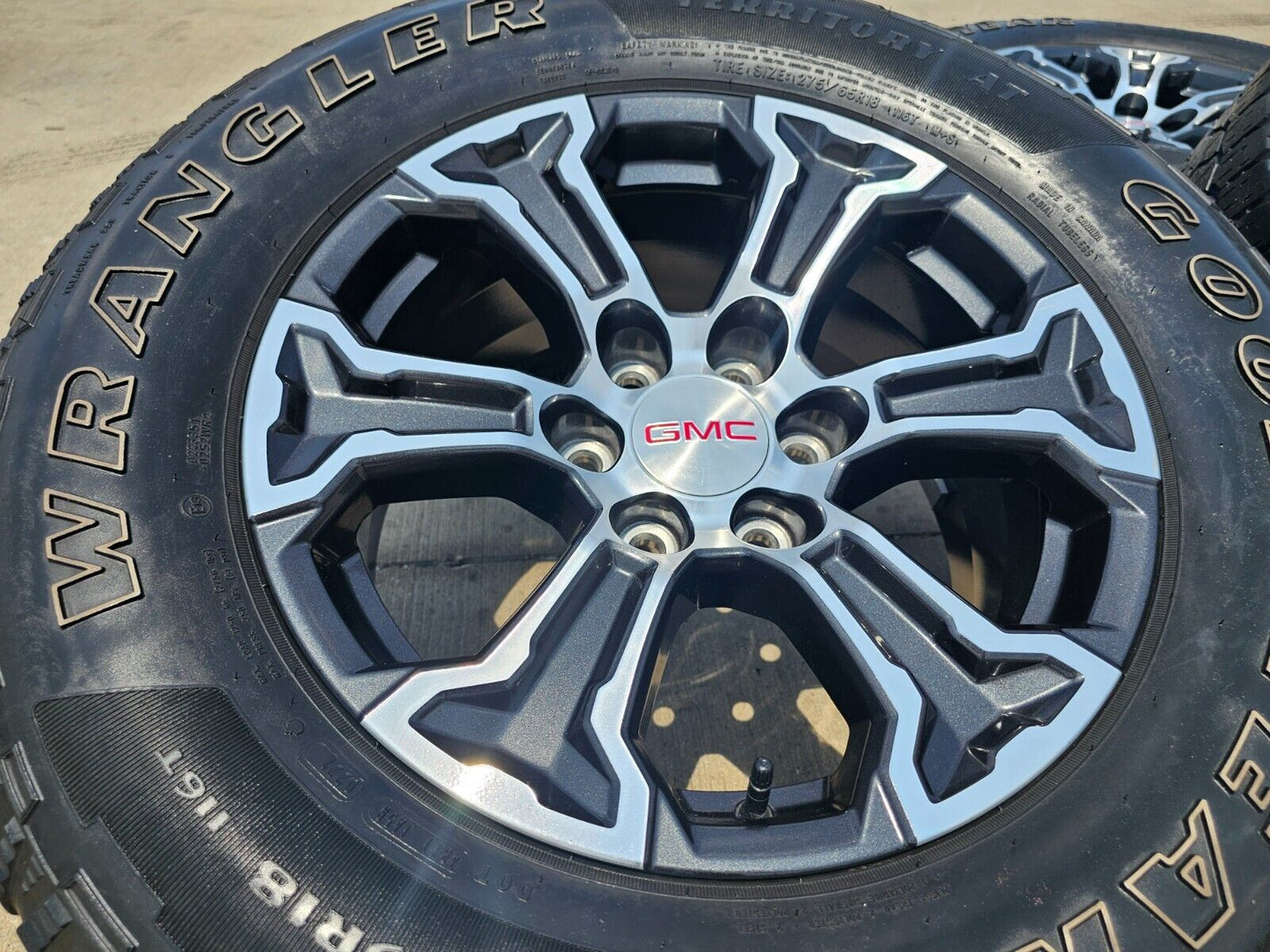 18" GMC Sierra AT4 Chevy Silverado OEM 5910 wheels rims 2022 2023 2024 2025 NEW