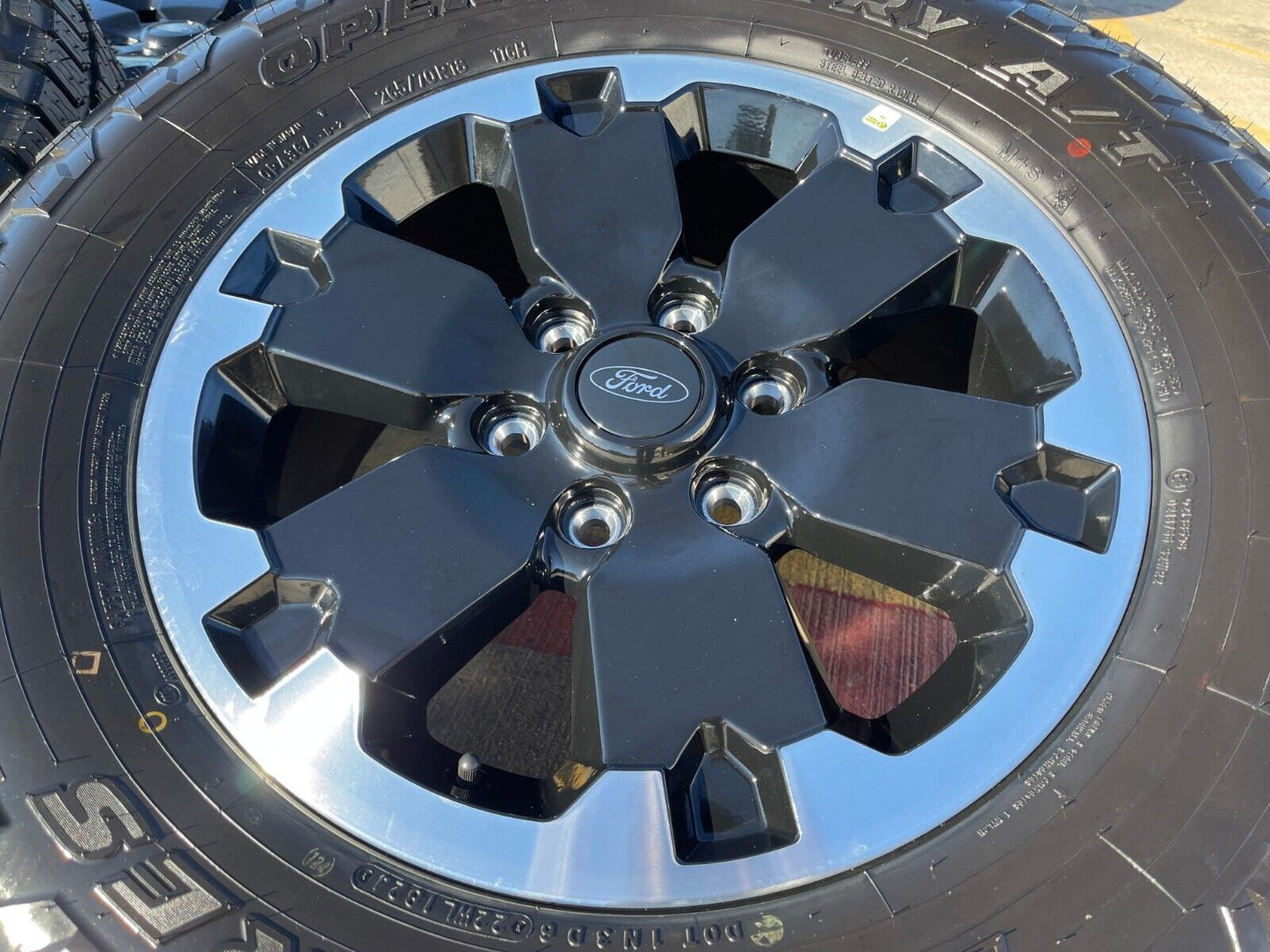 18" Ford Bronco BADLANDS OEM black wheels rims 10282 Ranger 2024 2025 TOYO NEW