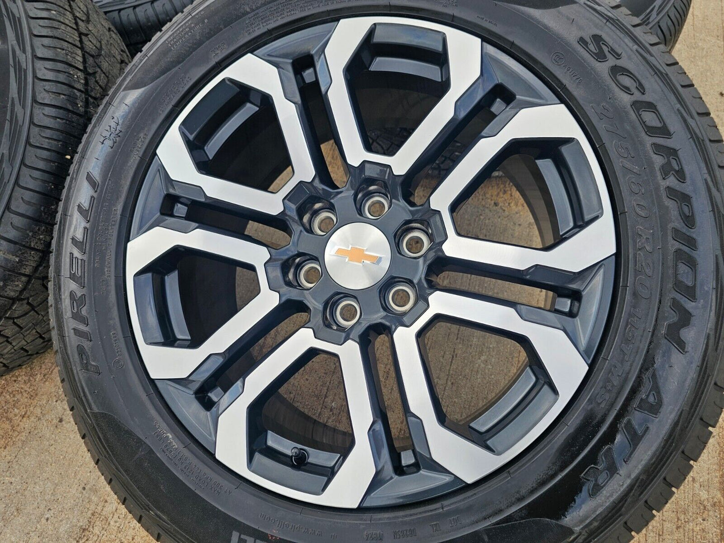 20" GMC Sierra Canyon Chevy Silverado OEM wheels rims 95780 2024 2025 NEW