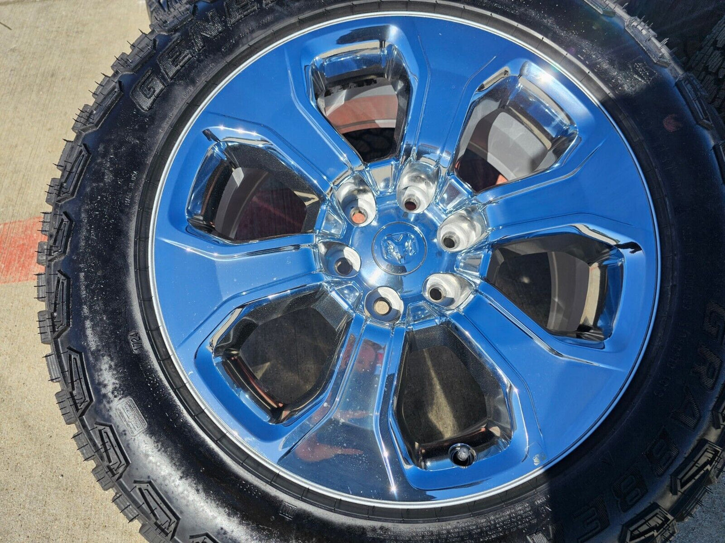 20" Dodge Ram 1500 OEM Laramie CHROME 2679 wheels rims tires 2023 2024 2025 NEW