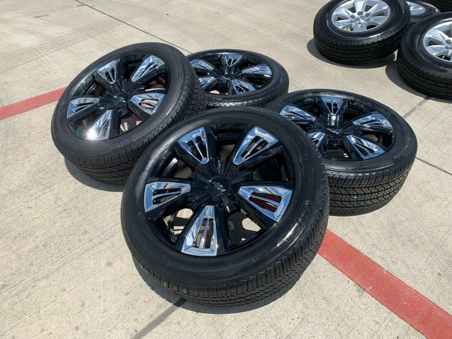 22" Chevy Tahoe Silverado Suburban RST OEM wheels rims 96951 2023 2024 NEW
