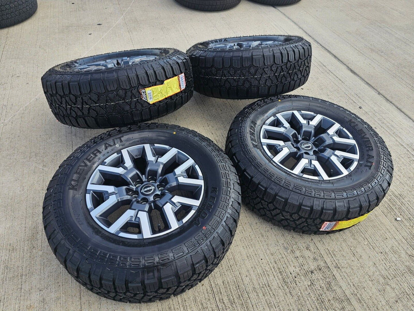 17" Nissan Frontier OEM Desert Runner 62832 wheels rims tires 2023 2024 2025 NEW
