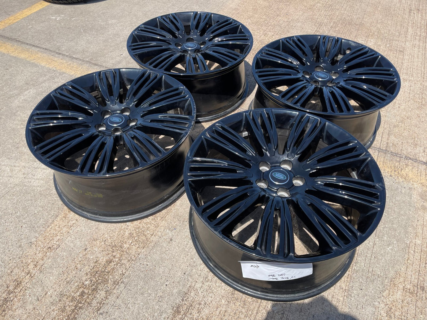 22" Land Rover Range DEFENDER OEM 72328 72331 wheels rims black