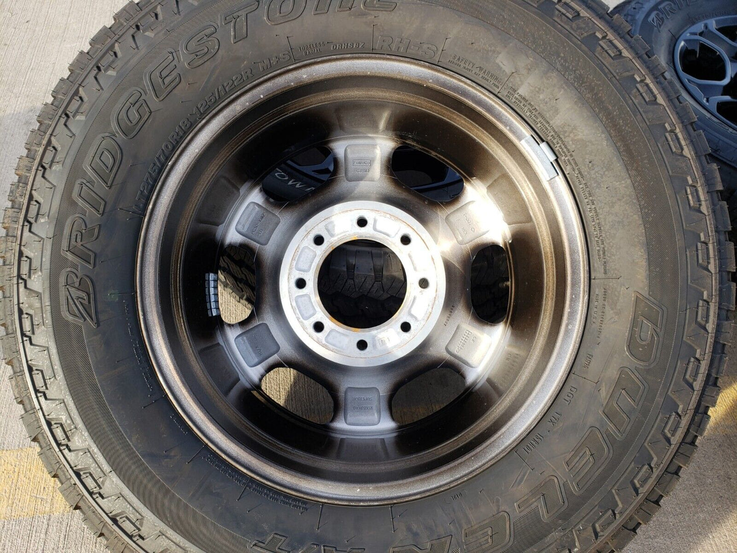 18" Ford F-250 F-350 Lariat FX-4 OEM 10479 black wheels 2023 2024 2025 NEW