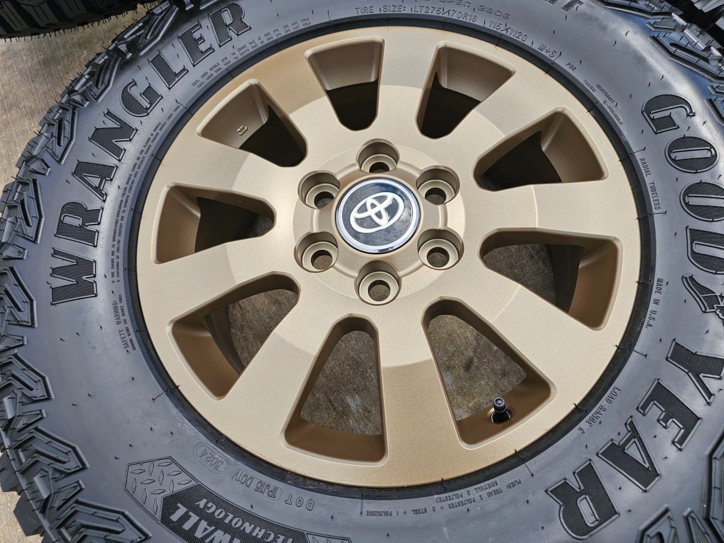 18" Toyota Land Cruiser OEM TRD wheels rims 95952 Tundra Sequoia BRONZE NEW