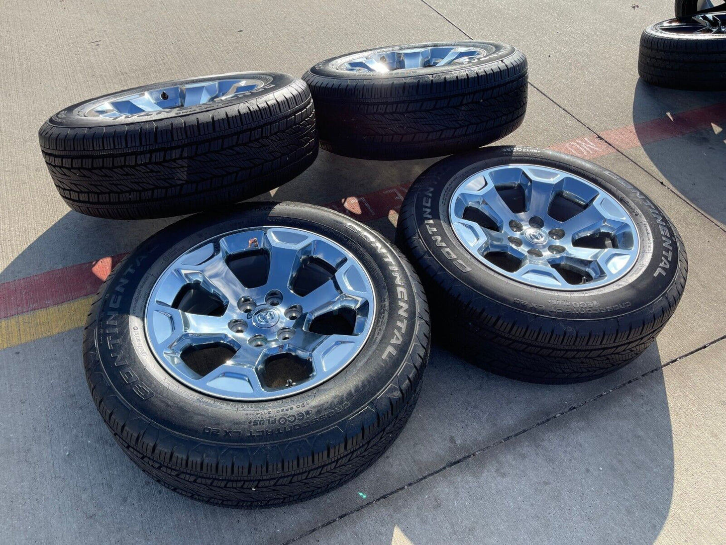 20" Dodge Ram 1500 OEM Laramie CHROME 2680 wheels rims 2022 2023 2024 2025 NEW