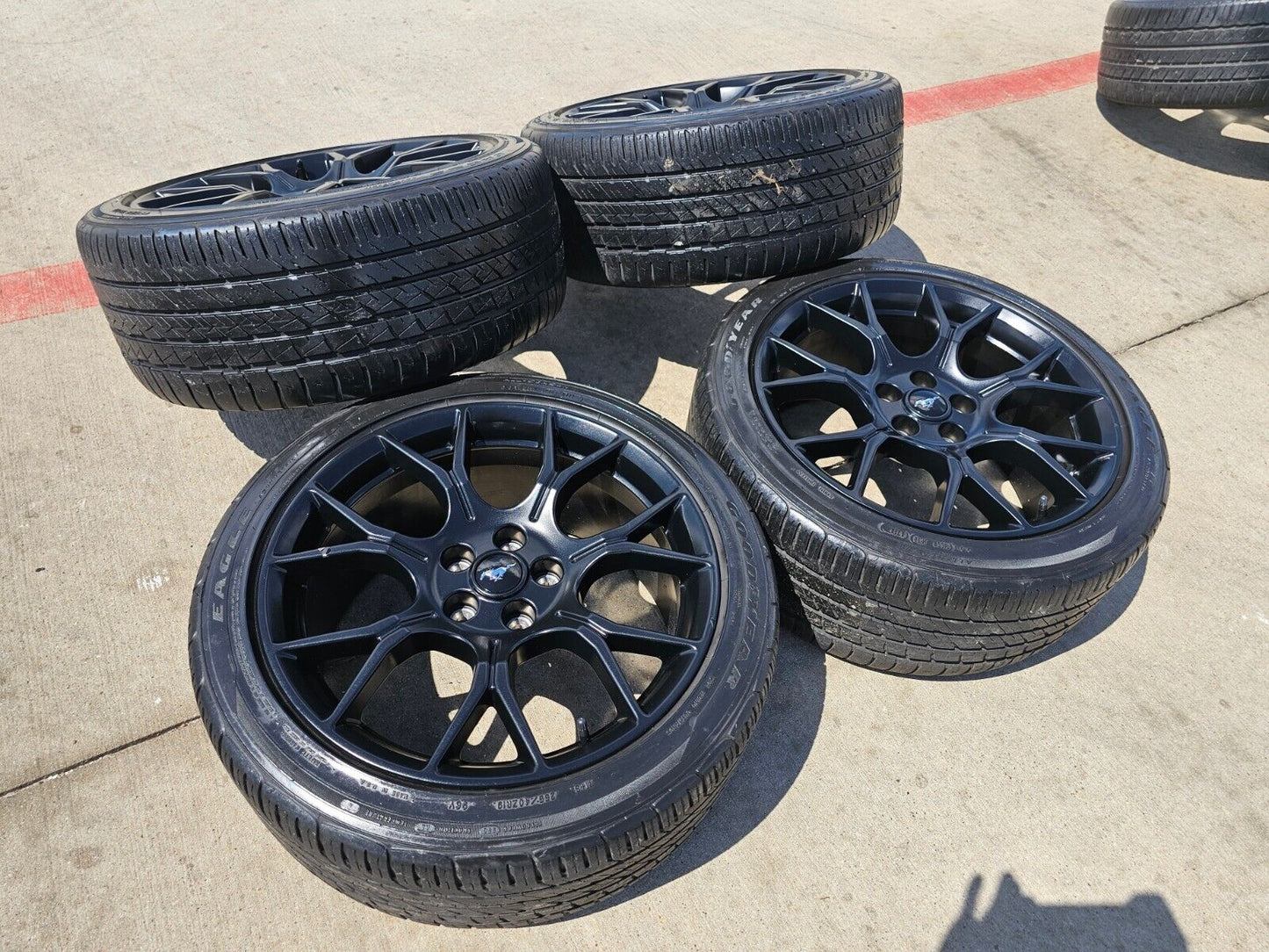 19" Ford Mustang Stealth GT OEM wheels rims 10163 tires